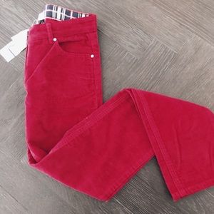 Girls Mademoiselle Jacadi Ruby Corduroy Pants Sz12